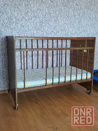 Детская кровать-манеж, кроватка деревянная Макеевка - изображение 1