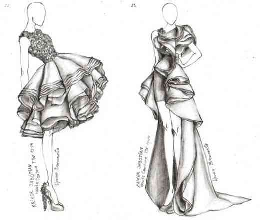 Fashion-скетчинг Курс по рисованию одежды на моделях Донецк