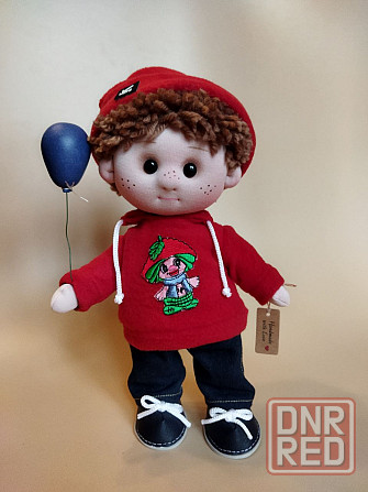 Кукла авторская из трикотажа. Аналогов на рынке нет!!! 32 см Донецк - изображение 1