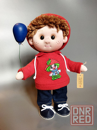 Кукла авторская из трикотажа. Аналогов на рынке нет!!! 32 см Донецк - изображение 3