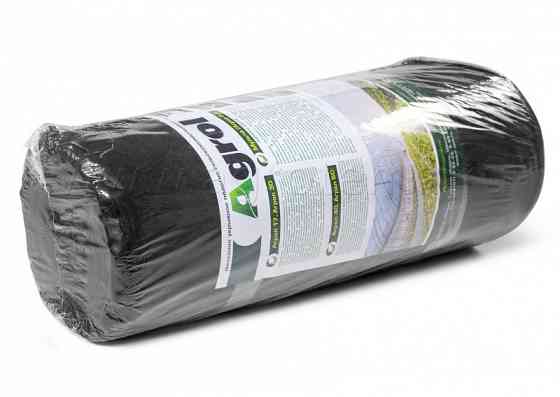 Укрывной материал спанбонд (агроволокно) черный суф "Agrol" m 60, 3.2х100 м. Донецк