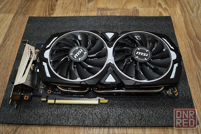 Видеокарта MSI NVIDIA GeForce GTX 1060 GeForce GTX 1060 ARMOR 3G OCV1 3ГБ GDDR5, OC Донецк - изображение 1