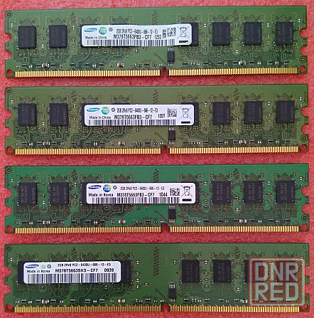 DDR2 2Gb + 2Gb + 2Gb + 2Gb 800MHz CL6 (PC2-6400) Samsung - DDR2 8Gb - Комплект оперативной памяти Донецк - изображение 1