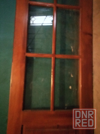 Дверь деревянная остеклённая для зала из двух частей Донецк - изображение 6