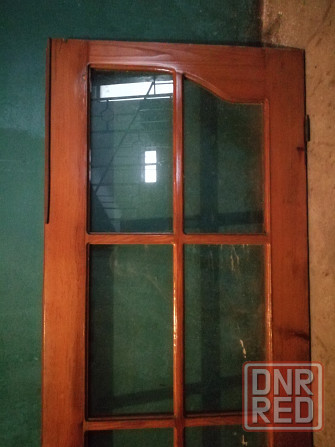 Дверь деревянная остеклённая для зала из двух частей Донецк - изображение 7