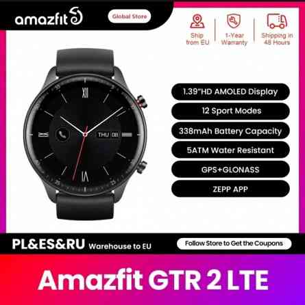 Часы Xiaomi Amazfit GTR 2 LTE (eSIM) Звонки с часов и прием звонков! Макеевка