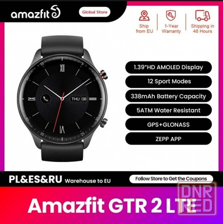 Часы Xiaomi Amazfit GTR 2 LTE (eSIM ) Звонки с часов и прием звонков! Макеевка - изображение 1