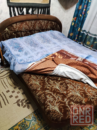 двуспальная кровать с отделом для постельного белья Донецк - изображение 1