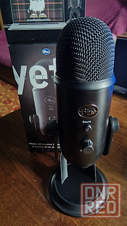 Продам топовый микрофон Blue Yeti Blackout Макеевка - изображение 1