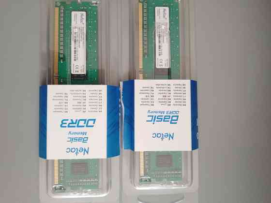 Продается оперативная память Новая Netac DDR3 - 1600 4 Gb две планки 4+4 Горловка