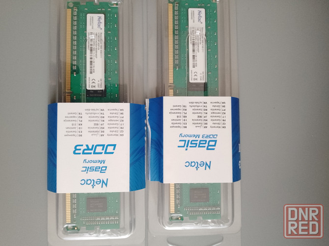Продается оперативная память Новая Netac DDR3 - 1600 4 Gb две планки 4+4 Горловка - изображение 1