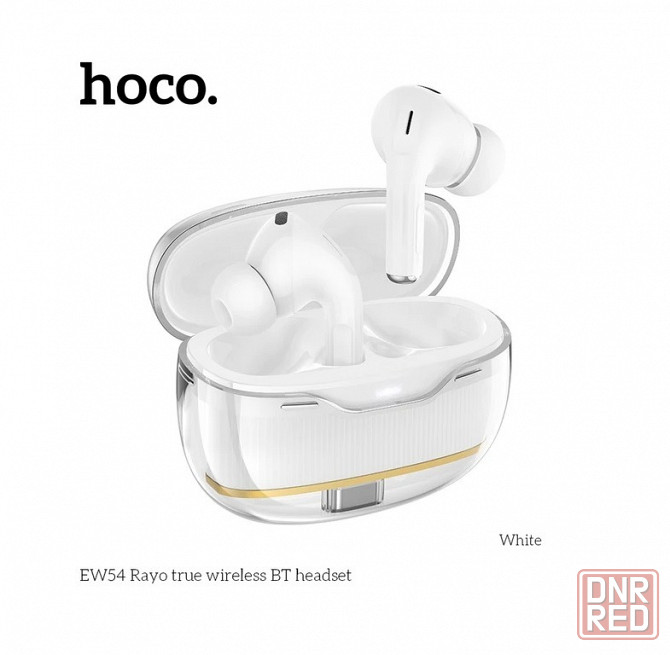 Беспроводные наушники Hoco EW54 внутриканальные, сенсорные, с микрофоном, белый Макеевка - изображение 1