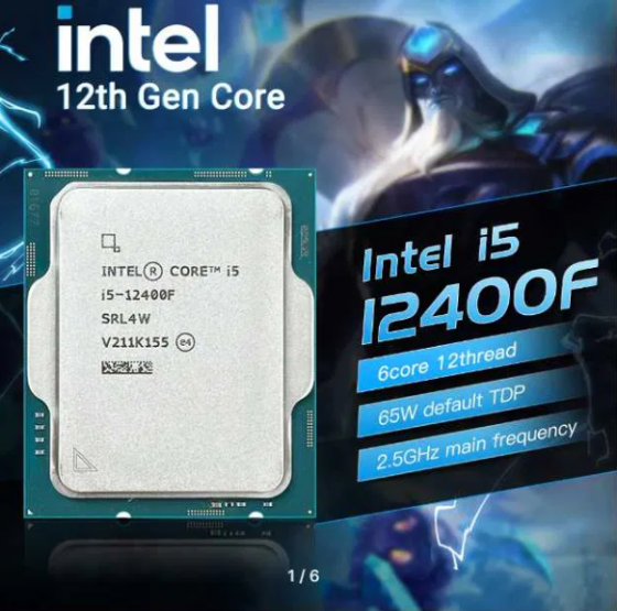Процессор Intel Core i5 12400F Новый Гарантия Донецк