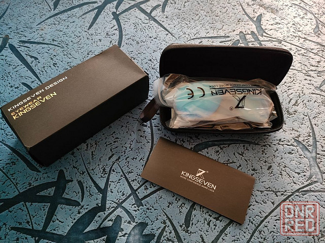Мужские солнцезащитные очки KINGSEVEN Aviator Blue Донецк - изображение 4
