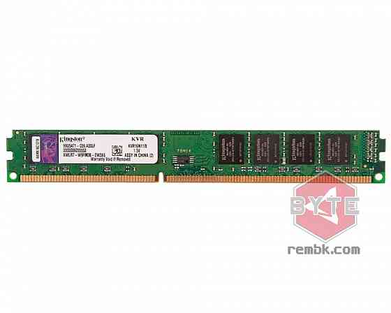 Оперативная память DIMM DDR3 Kingston ValueRAM 8Гб 1600MHz CL11 (KVR16N11/8) OEM |Гарантия Донецк
