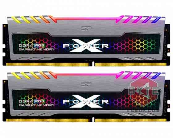 Модуль памяти Silicon Power Xpower Turbine RGB DDR4 16GB (2x8GB kit) 3600MHz CL18 (SP016GXLZU360BDB) Донецк