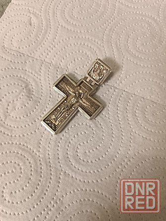 серебряный крест и серебряный браслет Донецк - изображение 2