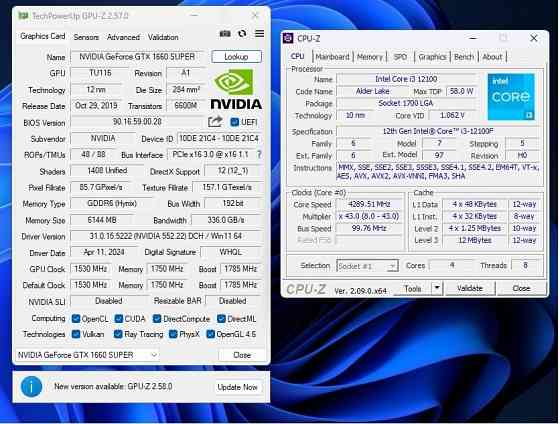 Бюджетный игровой компьютер intel i3 12100f + RTX 1660 Super + 16 Gb DDR5 Донецк