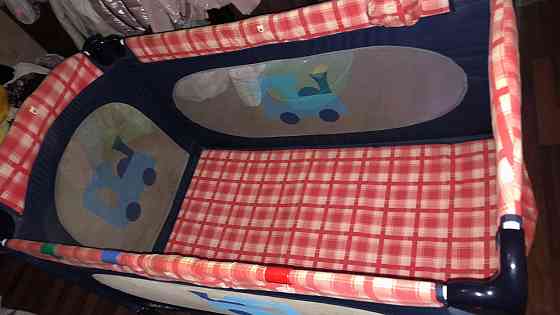 Складной манеж-кровать + матрас + игровой коврик в подарок Донецк
