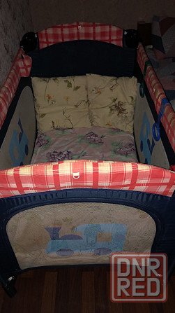 Складной манеж-кровать + матрас + игровой коврик в подарок Донецк - изображение 4