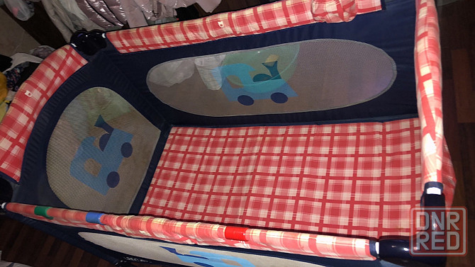 Складной манеж-кровать + матрас + игровой коврик в подарок Донецк - изображение 3