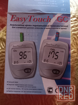 Анализатор крови EasyTouch GC для самоконтроля содержания глюкозы и общего холестерина Донецк - изображение 1