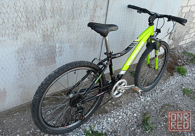 Подростковый фирменный Алюминиевый велосипед, колёса 24 дюйма, рама 13 Енакиево - изображение 4