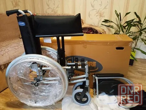 инвалидная коляска комнатная и для улицы можно универсал складная лёгкая немецки разны и стул туалет Донецк - изображение 8
