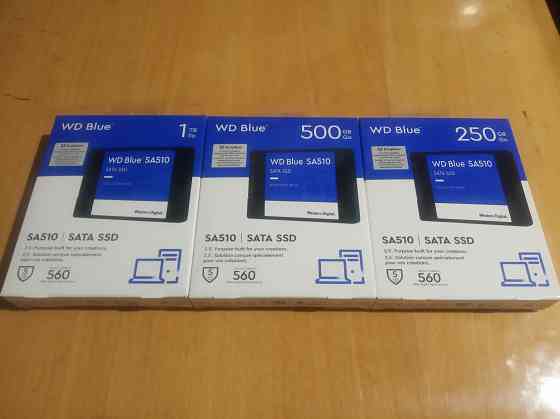 SSD диски WD Blue SA510 2.5" 3D NAND Новый Гарантия Донецк