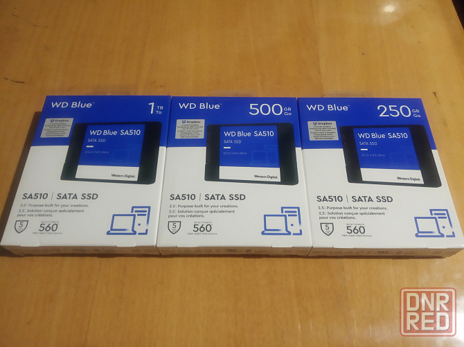 SSD диски WD Blue SA510 2.5" 3D NAND Новый Гарантия Донецк - изображение 1