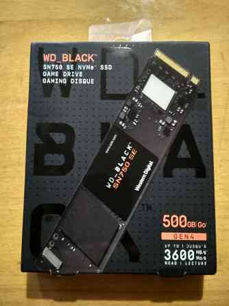 SSD WD Black SN750 SE 500gb NVMe 3D NAND Гарантия Донецк