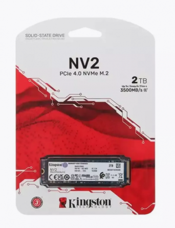 SSD накопитель Kingston NV2 NVMe M.2 500-2TB 3500mb/s Новый Гарантия Донецк