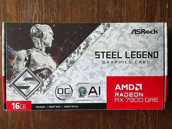 Видеокарта ASRock Radeon RX 7900 GRE Steel Legend OC 16GB (256bit) Донецк