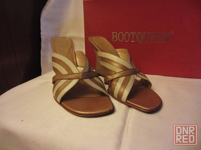 Босоножки BootQueen 36р. Кожа. Донецк - изображение 1