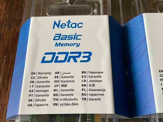 Память Netac SODIMM DDR3L-1600 8GB PC3-12800 (NTBSD3N16SP-08) чипы Hynix! Донецк