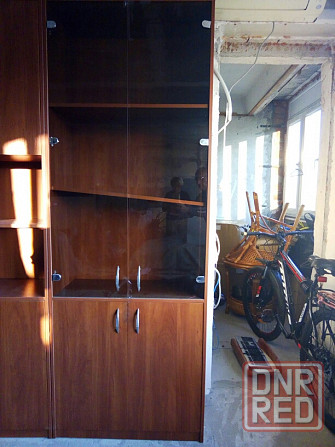 шкаф офисный коричневый Донецк - изображение 3