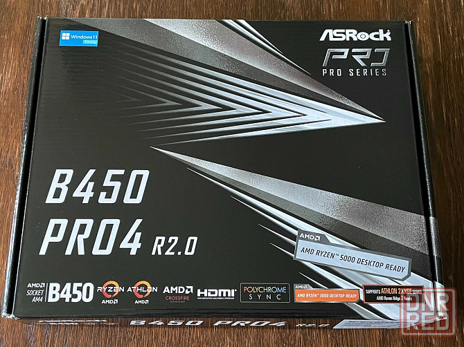Материнская плата ASRock B450 Pro4 R2.0 (sAM4, AMD B450) Донецк - изображение 1