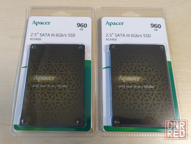 SSD Apacer AS340X 960GB 2.5" SATAIII 3D V-NAND (AP960GAS340XC-1) 560TBW Донецк - изображение 1