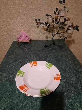 Новые тарелки для первых блюд,керамика Донецк
