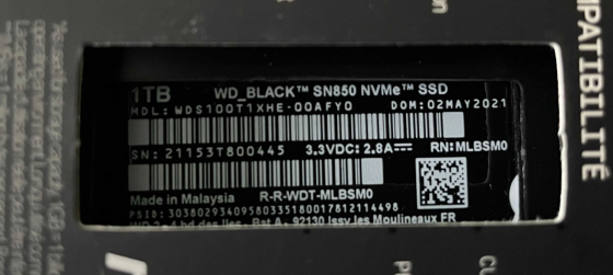 SSD Western Digital Black SN850 1TB With Heatsink PCIe 4.0 x4 Донецк