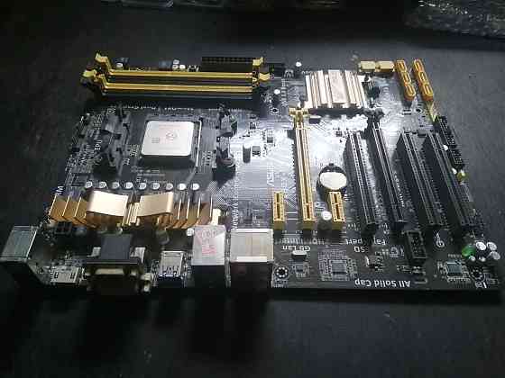 Комплект 4 ядра A8-7500 и плата Fm2+ с видео Radeon R7 Горловка