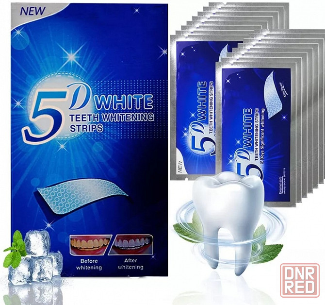 Отбеливающие полоски для зубов | 5D WHITE TEETH | Отбеливание зубов Донецк - изображение 1