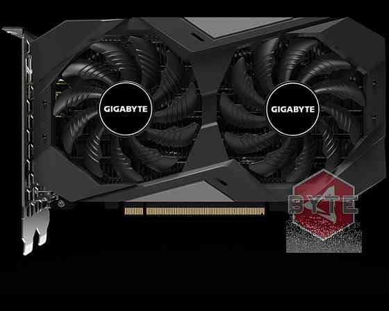 Видеокарта Gigabyte GeForce GTX 1650 4096Mb, D6 Windforce OC 4G (GV-N1656WF2OC-4GD) DVI-D, DP, HDMI, Донецк