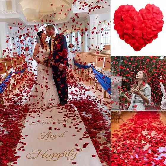 Искусственные лепестки роз | Набор для романтики | Набор для свадьбы Донецк
