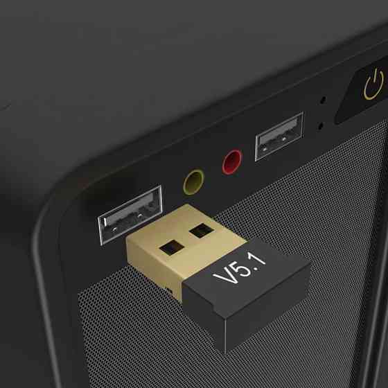 Bluetooth адаптер 5.1 для пк | Блютуз приемник для компьютера | 10 метров USB Донецк
