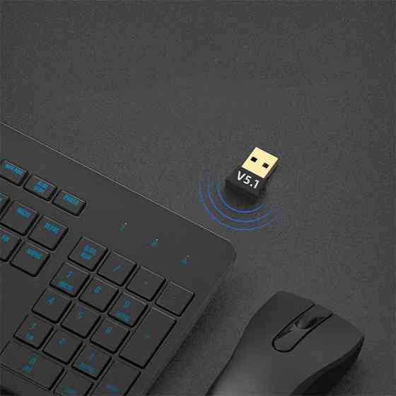 Bluetooth адаптер 5.1 для пк | Блютуз приемник для компьютера | 10 метров USB Донецк