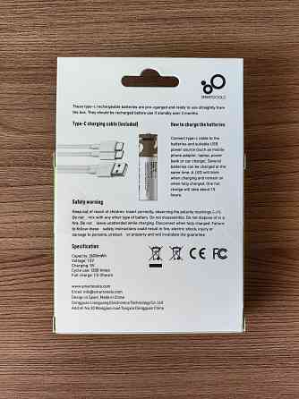 Li-ion AА 1.5V SMARTOOOLS 500mAh | Литиевый аккумулятор | Батарейка Донецк