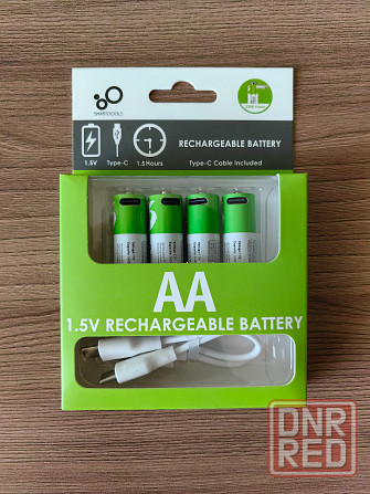 Li-ion AА 1.5V SMARTOOOLS 500mAh | Литиевый аккумулятор | Батарейка Донецк - изображение 1