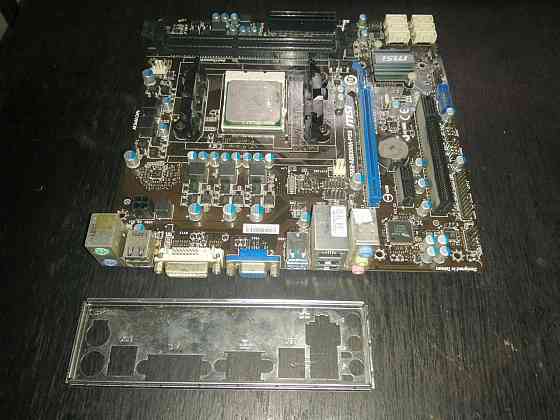 Комплект A4-6300 и плата MSI FM2-A85XMA-P33 с видео Radeon HD 8370D Горловка