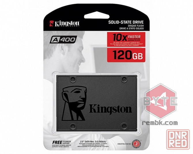 SSD-накопитель 120Гб Kingston A400 (SA400S37) новые |Гарантия Донецк - изображение 1
